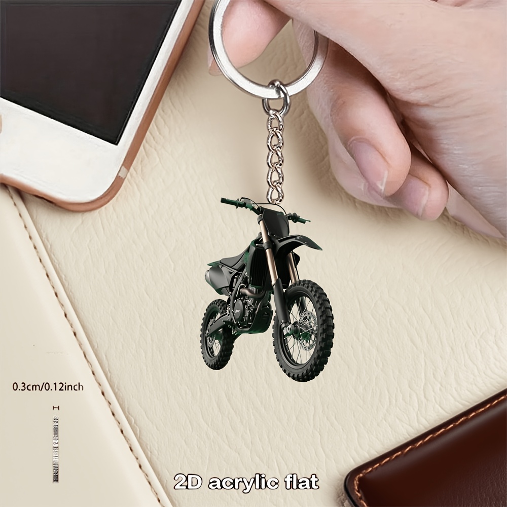 TEMU 2d Flat, 1pc 2d Flat Acrylic Keychain, Suitable For Bag Charms, Car Keychains, Backpacks, Weddings, Birthdays, , Anniversaries, Christmas,