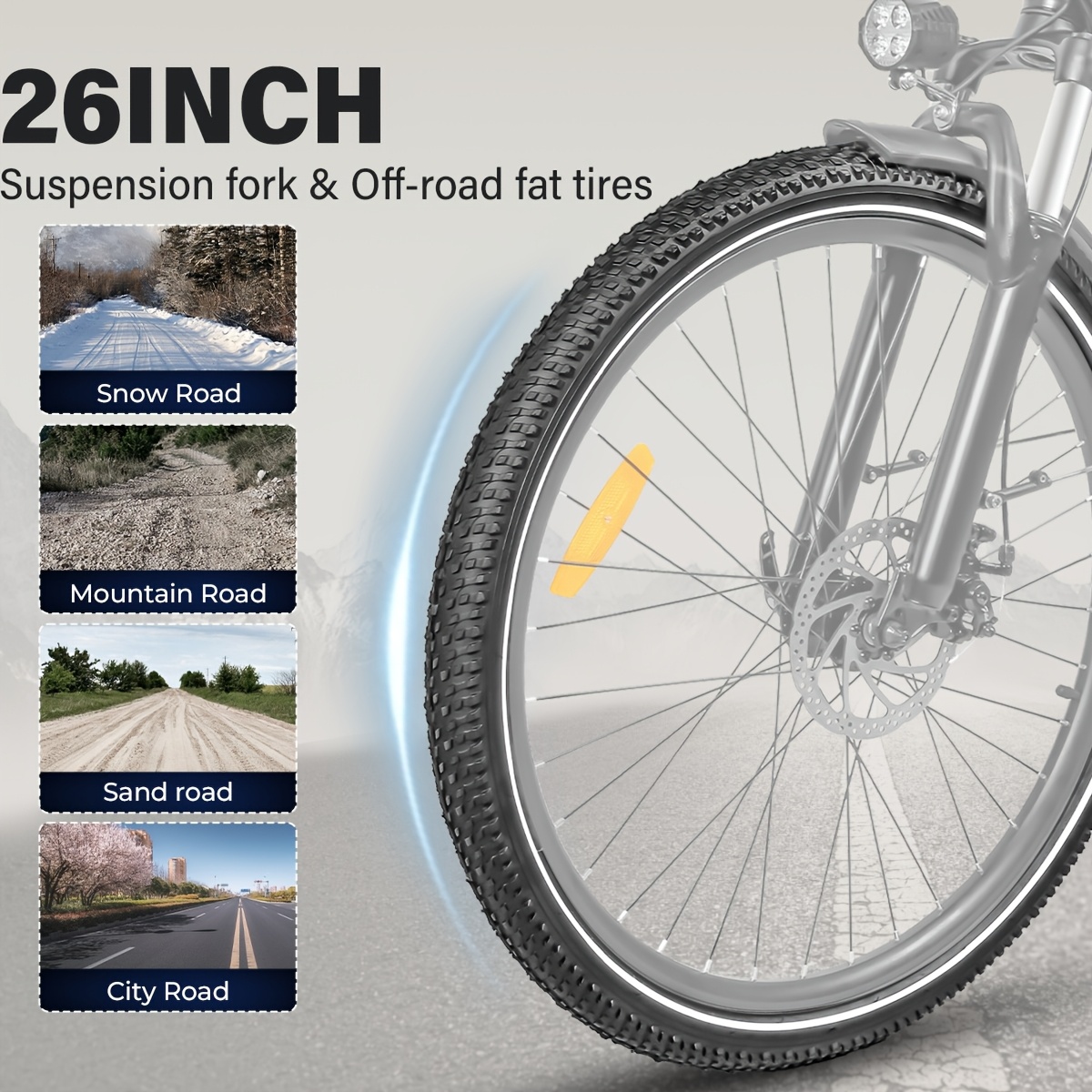 Rs-A01Pro Electric Bike with 250W Motor and 36V 15Ah Battery