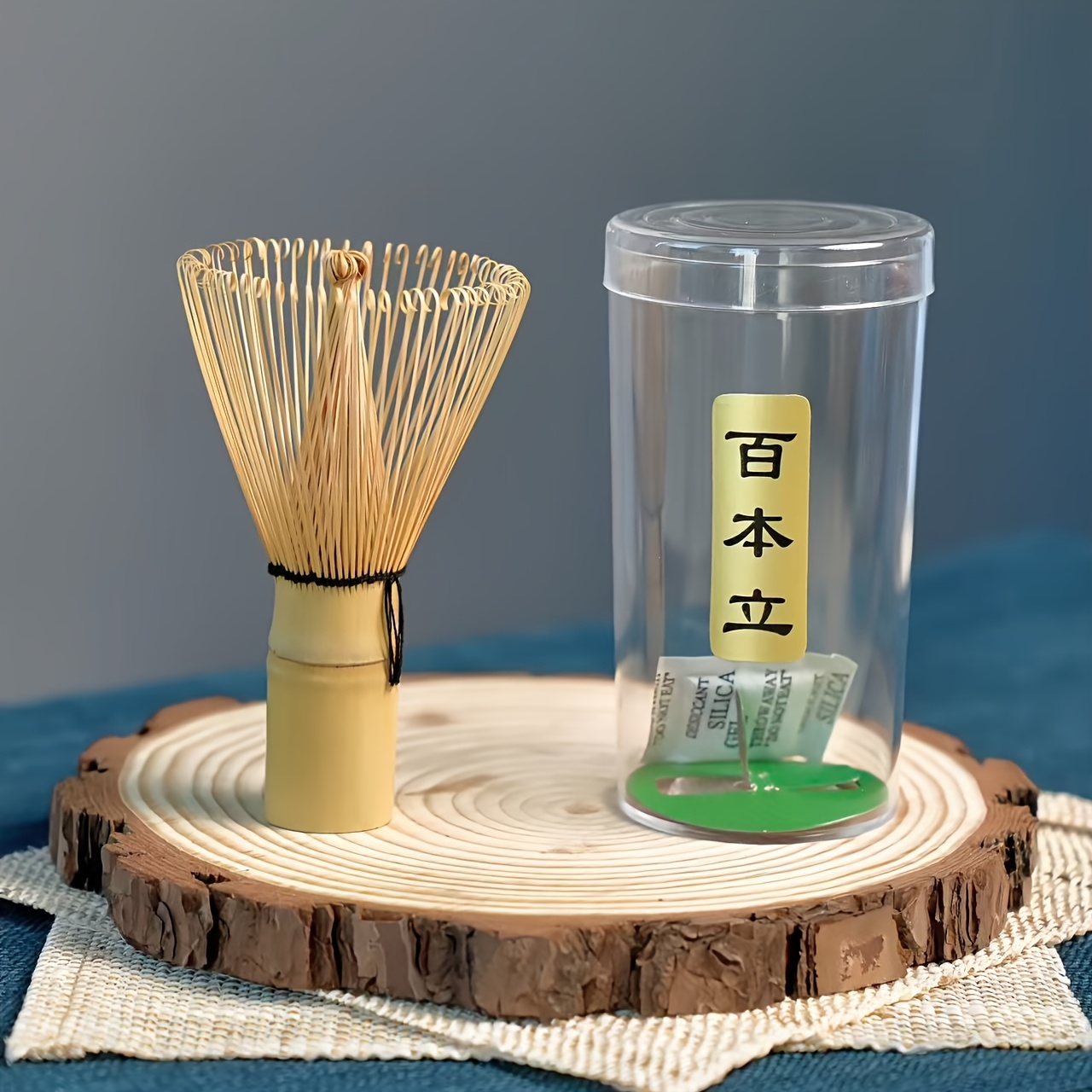 Image of Japanese-style Tea Ceremony Special High-density 100-bamboo Whisk For Effortlessly Frothing Matcha, Essential Bamboo Tea Whisk For Matcha Preparation