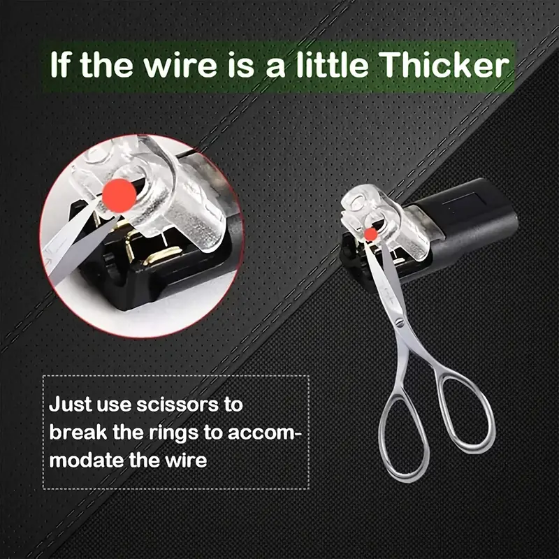 conjunto de 50/100 conectores de enchufe de   cables, conectores   led de 2 vías de 2 pines, conectores de línea de   tensión con   de bloqueo, enchufe de conexión rápida, conectores   led detalles 4
