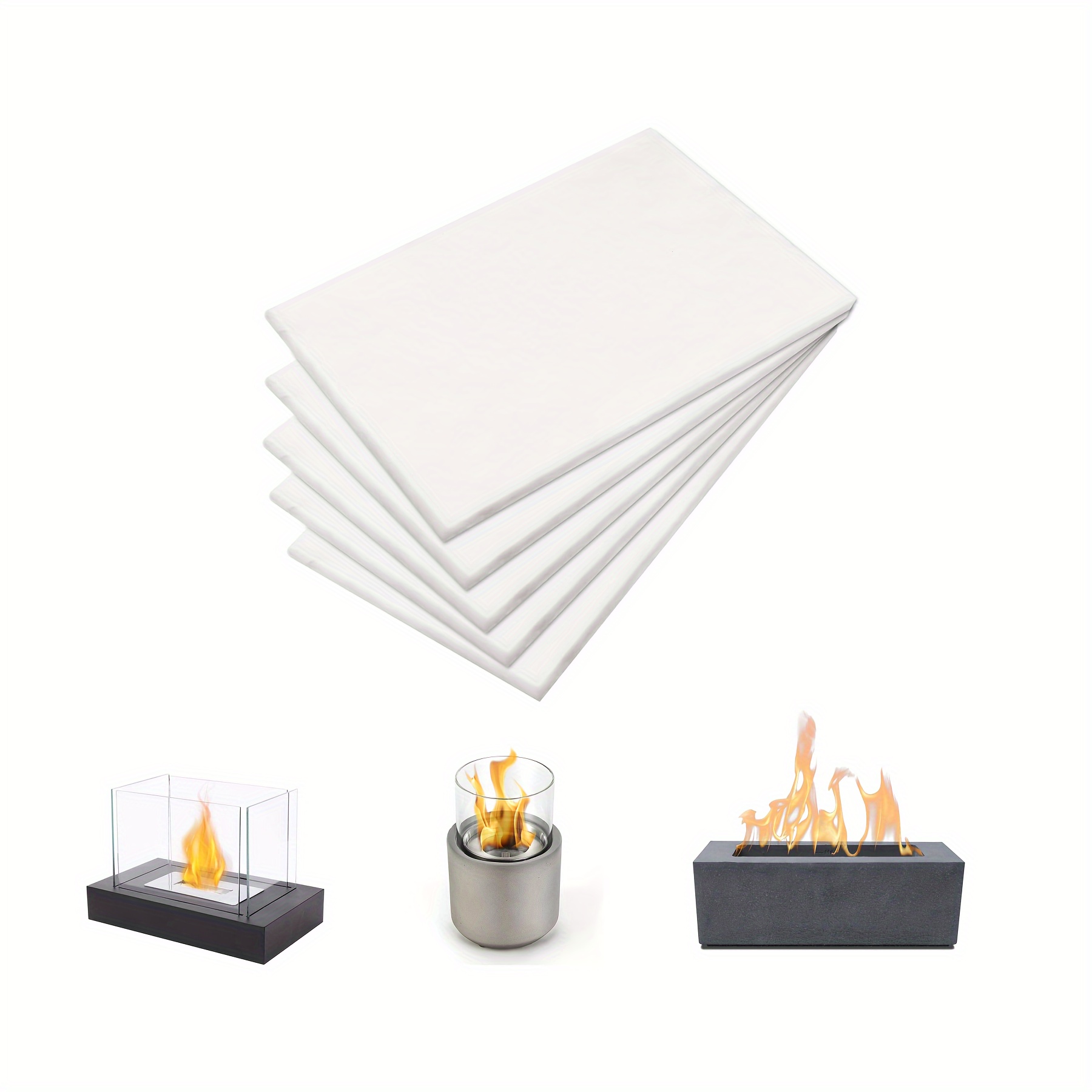 

Indoor/outdoor Fireplace Wick: Ceramic Fiber For Extended Burning Time - Suitable For Tabletop Fire Pits