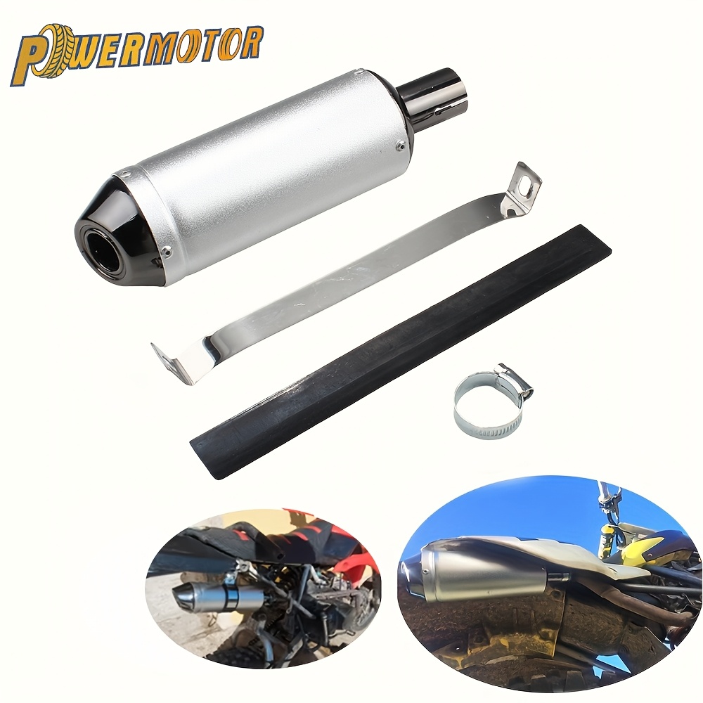 

Motorcycle Muffler System Exhaust Pipe Universal Dirt Bike 125cc 150cc Motorcycle 28mm Atv Scooter Motocross