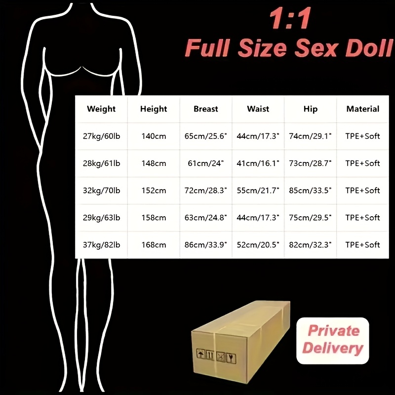 1pc Cadeau du Nouvel An Poupée Sexuelle Réaliste pour Adulte Corps Complet Taille Réelle Poupées Sexuelles TPE Silicone Torse Féminin Poupée d'Amour Sexuelle pour Hommes Poupée Sexuelle Grande Taille avec Seins en Gelée Réalistes et Pieds