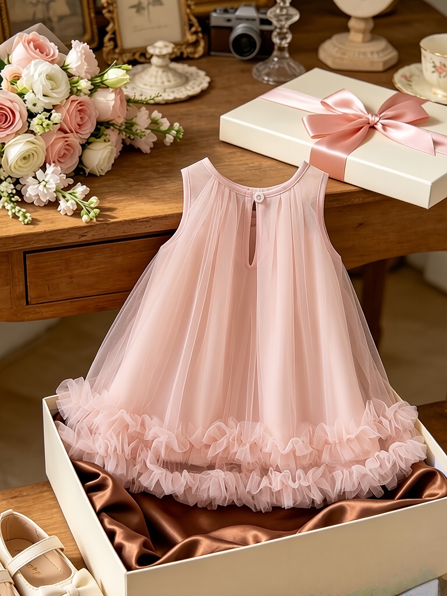 princess dress for 6 month old $24.49 Little Baby Girl Princess Dress Yellow With Sash For 6-9-12 Months  #MQ603