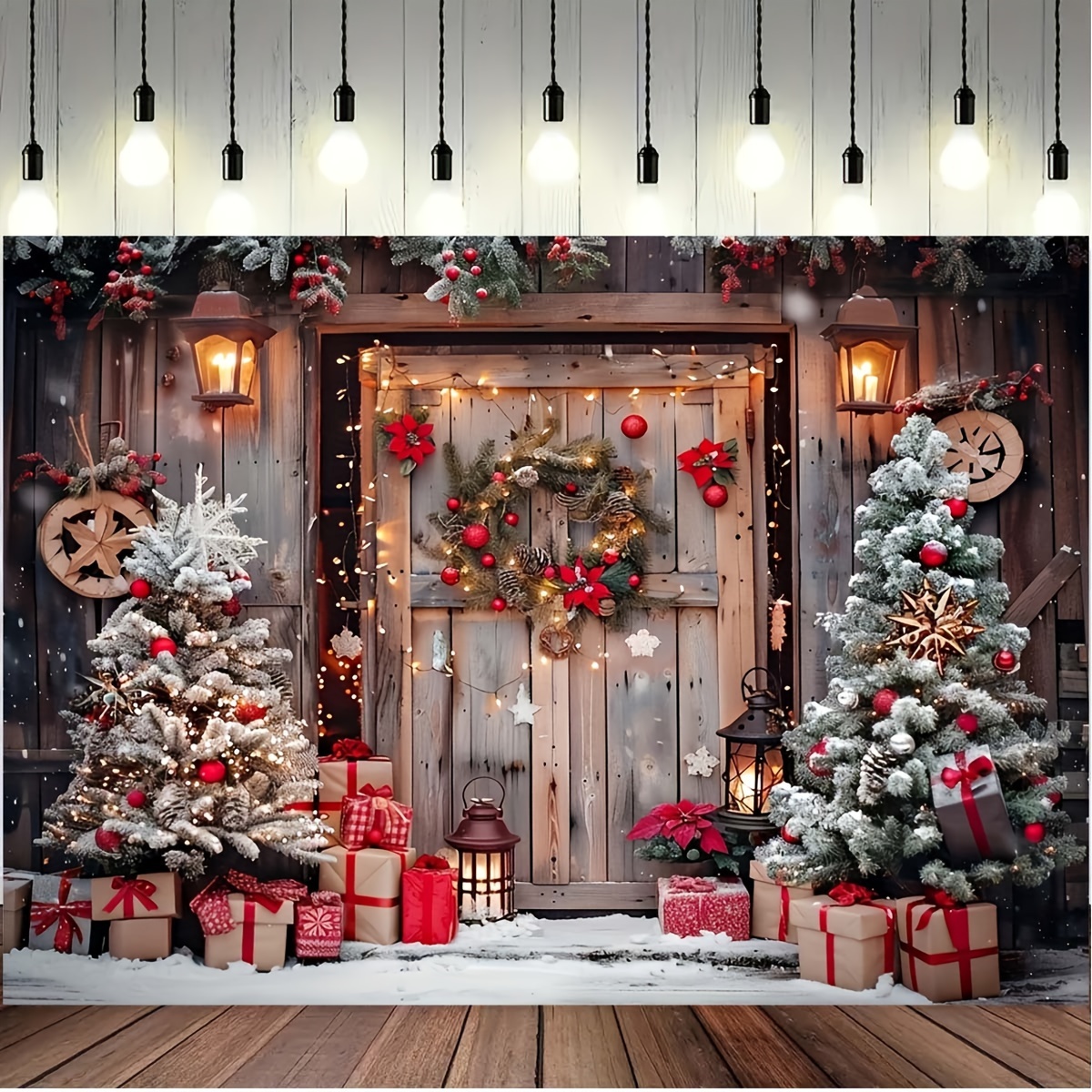 

Christmas Backdrop - & For And Decorations