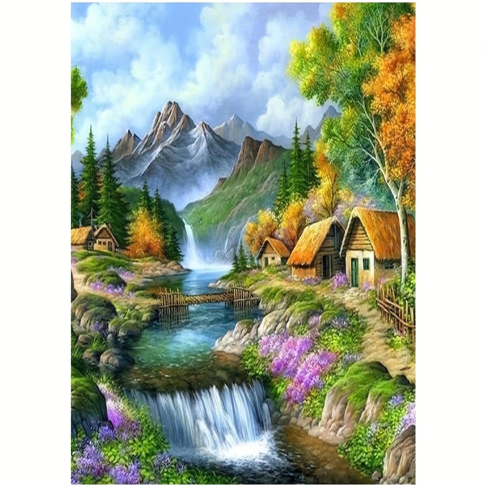 

Diamond Painting With Full Diamond Embroidery Landscape 30x40cm/11.81inx15.75in