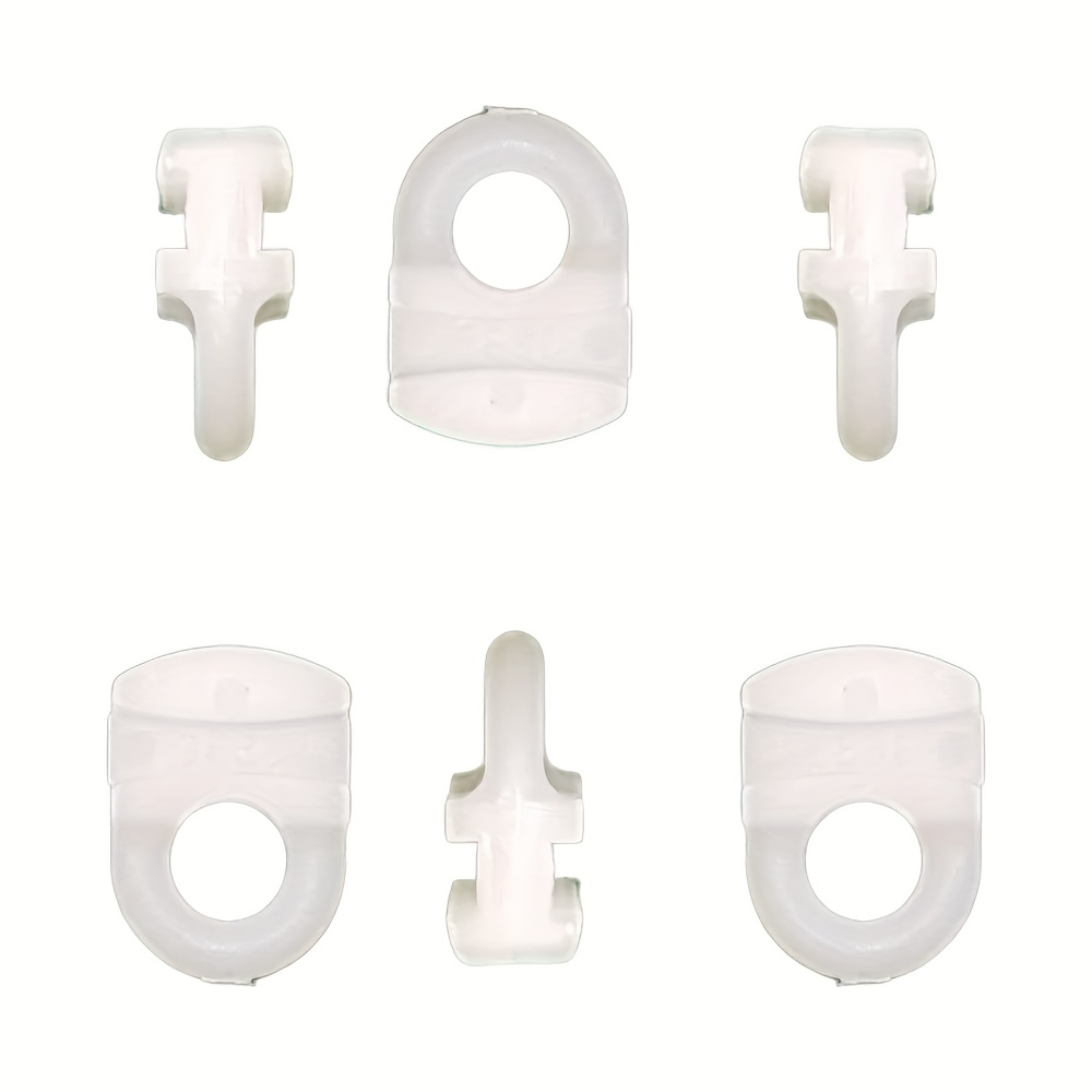 Duschvorhang-Haken & Gleiter Set – 50 Haken + 50 Gleiter, Edelstahl, Für Standard-Schienen