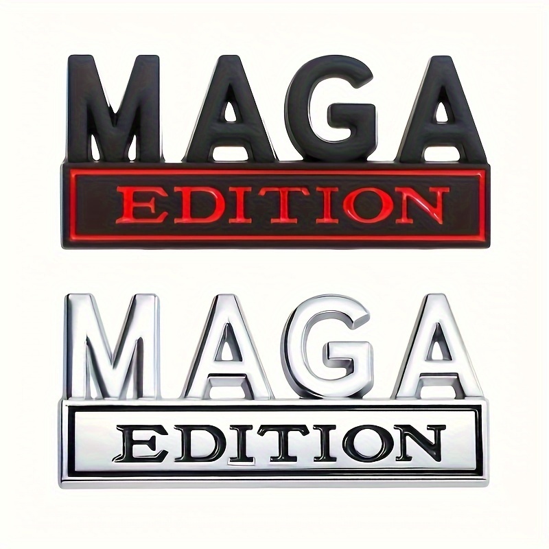 

Maga Emblem Car Sticker Emblem 3d Self-adhesive Auto Accessories For Universal Vehicle Suv Truck Motorcycle