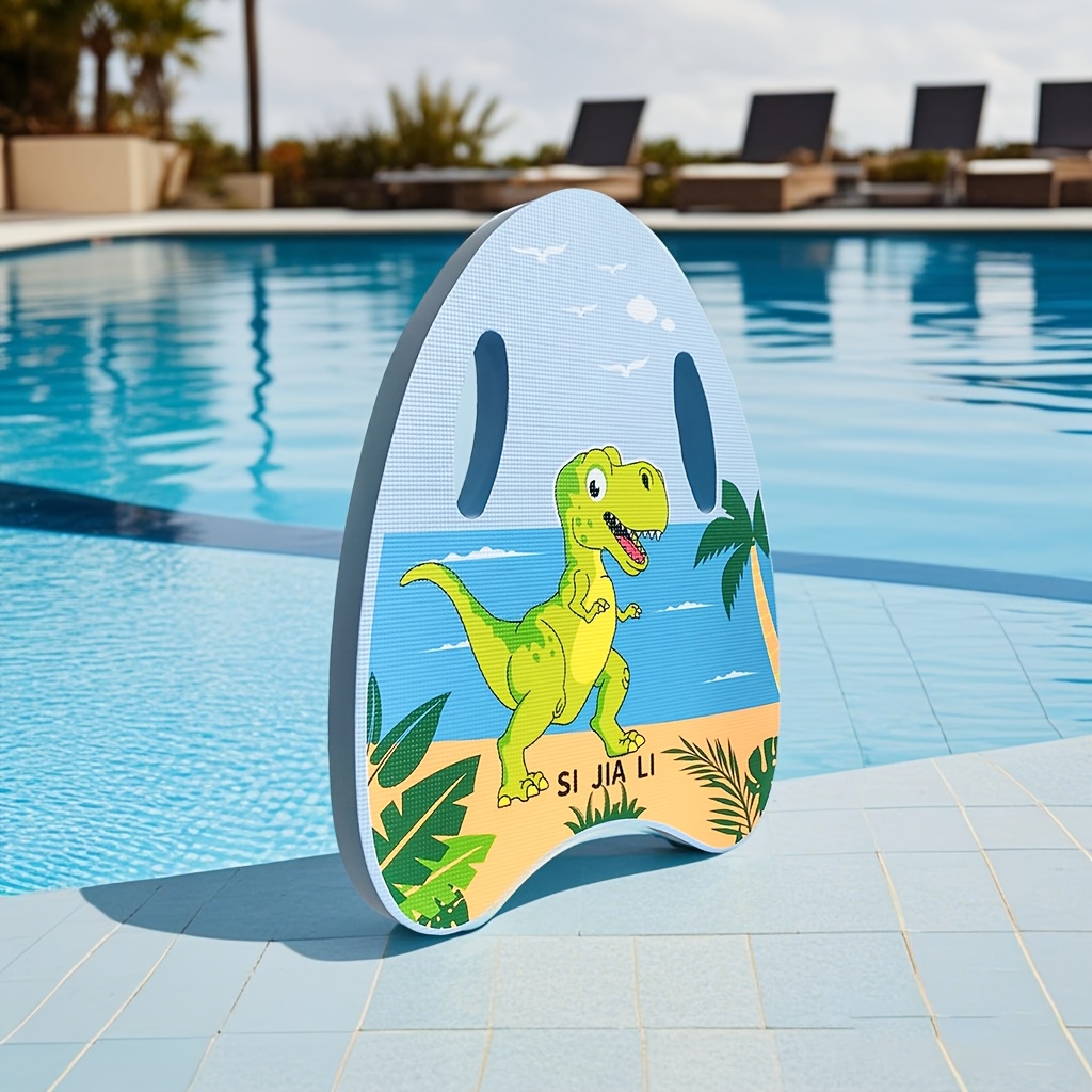 Image of Professional Swimming With Dinosaur And Bunny Designs - Low Drag, Non-slip Eva Swim Aid For Training, High-density Swim Board, Swimming Training Aid|fun Swim Design| Swim Board