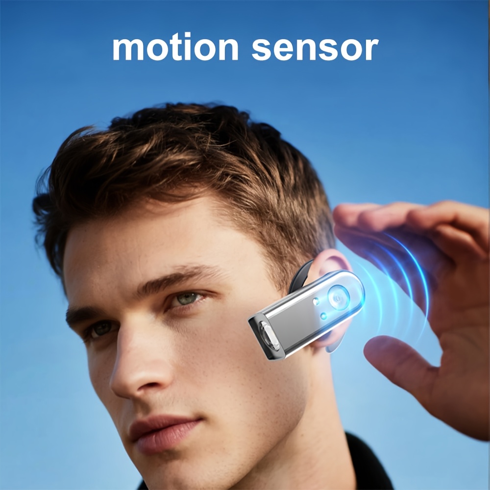 lihangstar rechargeable   hands free ear headlamp with motion sensor headlight 5 light   magnetic clip on for running hiking camping lightweight for night fishing rides dog walking chargeable Product details 3