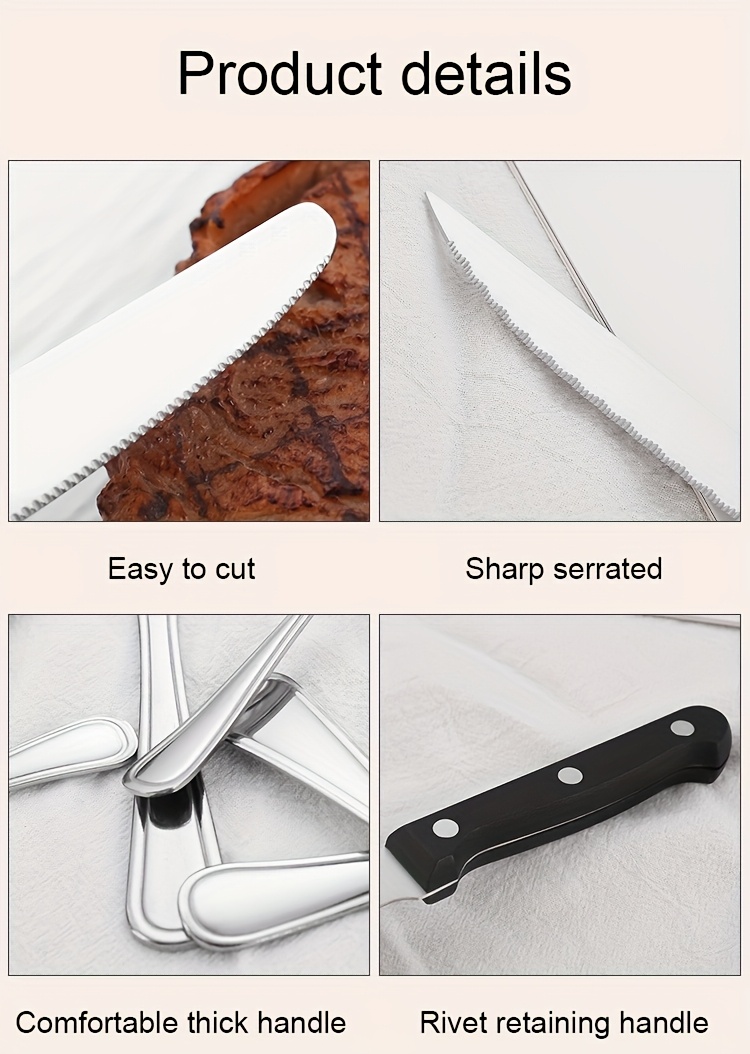 60/73pcs, Stainless Steel Cutlery And A Storage Box, Suitable for 12 People; Mirror-polished Kitchen Utensils, Steak Knives, Spoons, Forks, And Tray, Ideal for Wedding, Camping, Home, Birthday, Suitable for Parties And Christmas Party.
