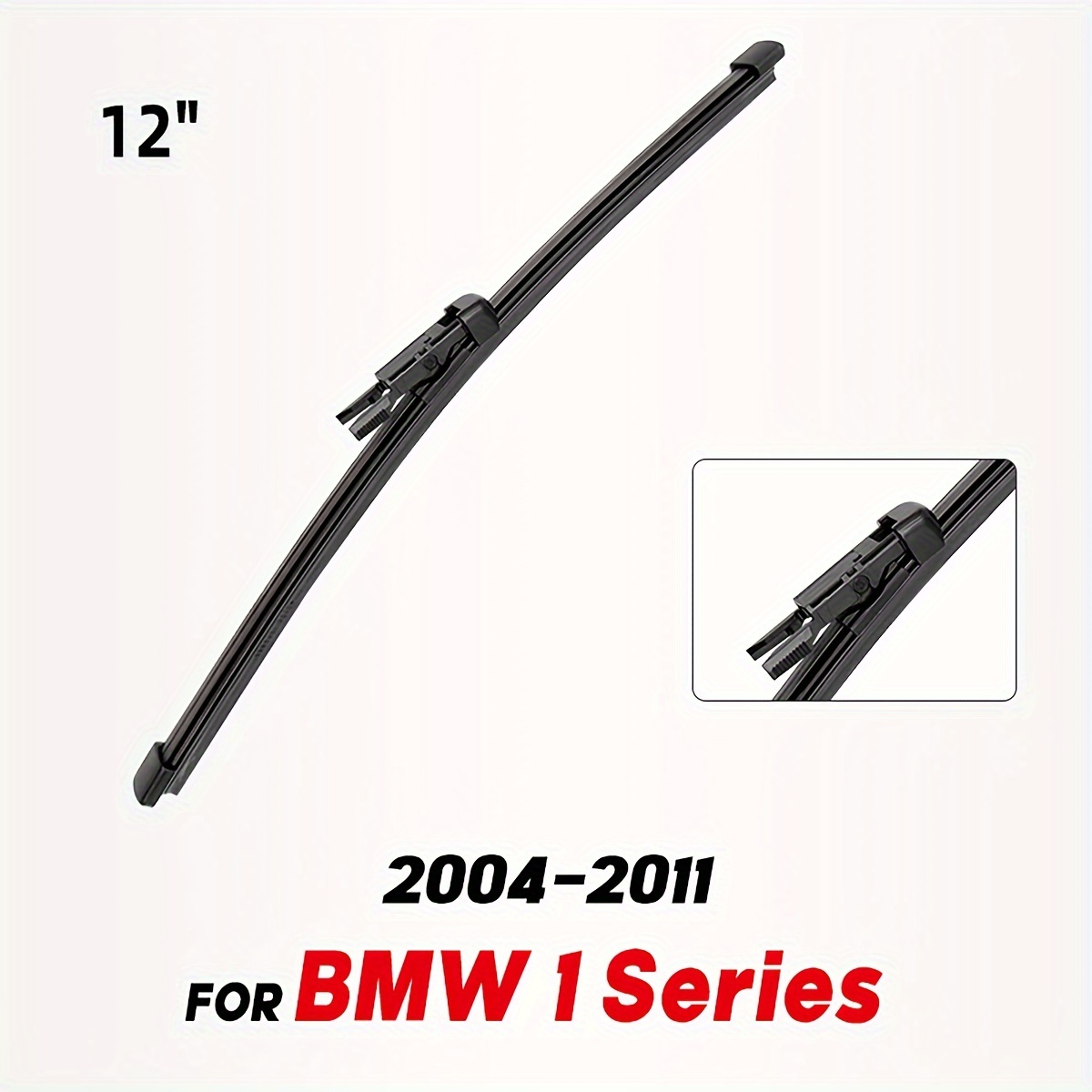 TEMU Spazzola tergicristallo posteriore "12" per BMW 116I 116D 118I 118D 120I 120D 130I E81 E87 2004 - 2011 Parabrezza Finestrino