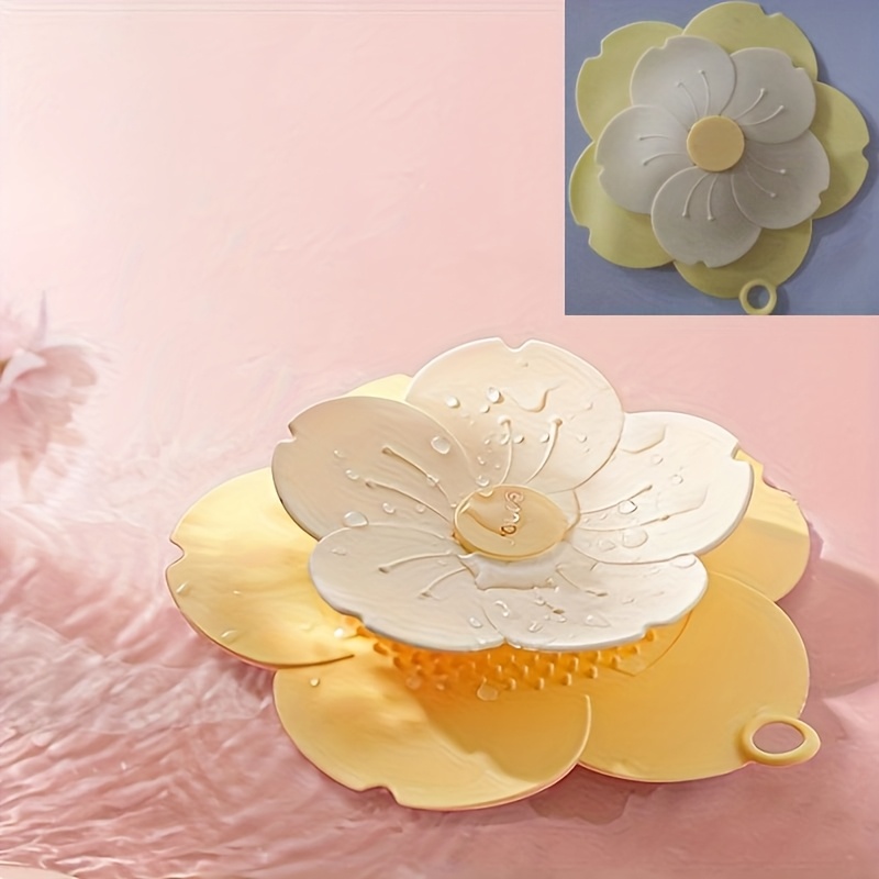 Image of Silicone Catcher, Drain Plug, Floor Drain Filter, Deodorizing Sewer Backflow Protector, , Shower And Bath Drain Plug, Bathroom And Kitchen Deodorant Drain Cover