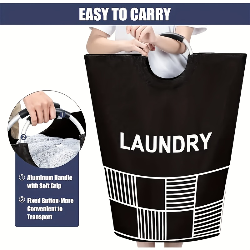 large capacity laundry basket laundry hamper laundry bag with handles foldable laundry basket for   a very practical ironing accessory Product details 3