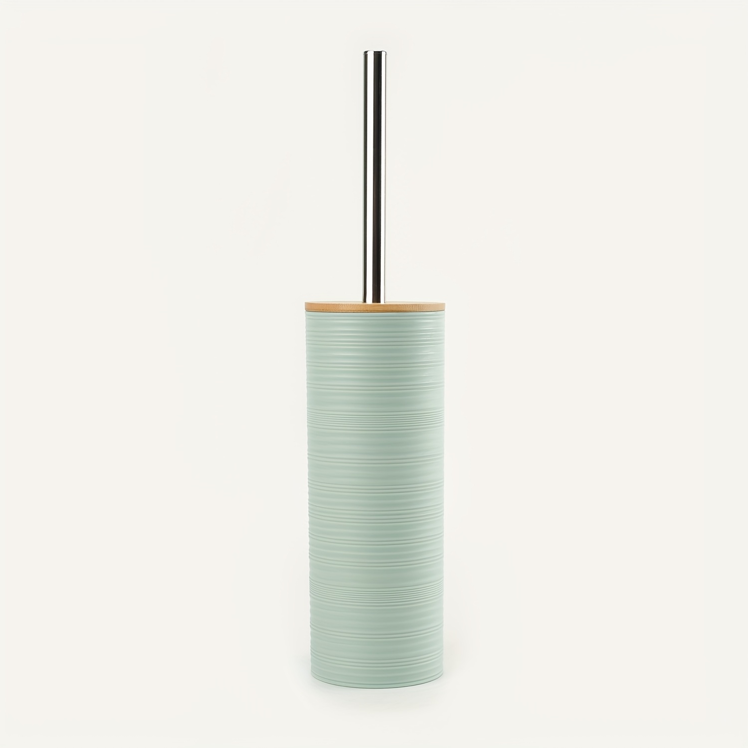 Image of Toilet Plus Toilet Brush Holder 2pcs Combination Set, Bathroom Toilet Cleaning Set, Stainless Steel Extended Handle, Of High-end Plastic Material, Is Treated With