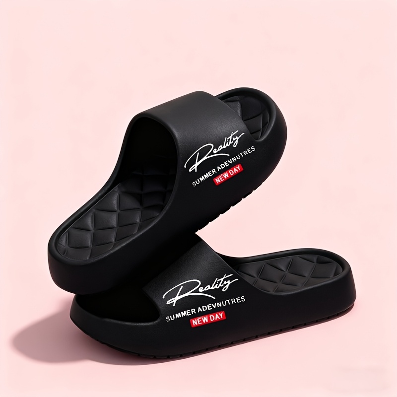 Unisex Couple'S Dual-Color EVA Comfortable Lightweight Slippers | Soft As Clouds, All-Season Use, Open Toe, Suitable for Bathroom And Outdoor Wear