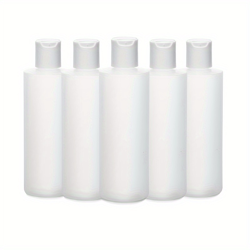 

10pcs 250ml/8.45oz Liquids Plastic Refillable Bottles Top - For Shampoo, Lotions, Plastic Top, Reusable, Refillable, For -size Sanitizers And