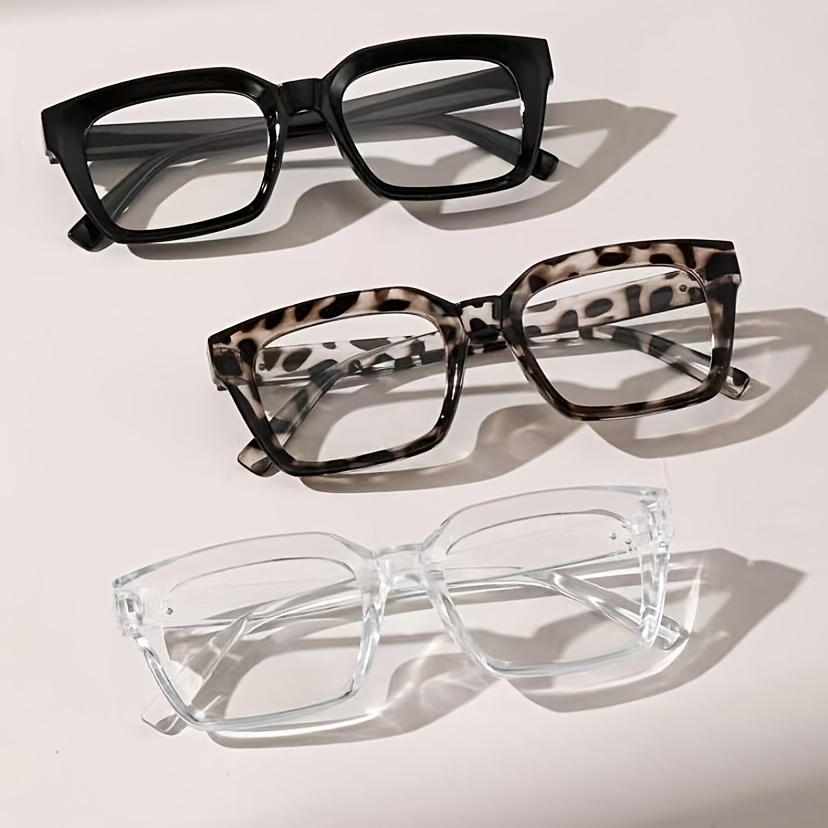 3pcs   elegant classic perfect modern   casual   women clear glasses for reading   snap   appointment outfits business casual woman