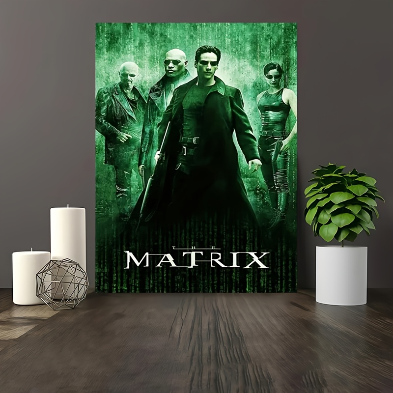 TEMU 1pc Frameless Canvas Wall Art - Movie Poster With & Characters, High-quality Canvas Print, Multiple Sizes, Decor, Perfect Gift For Fans, Anime/