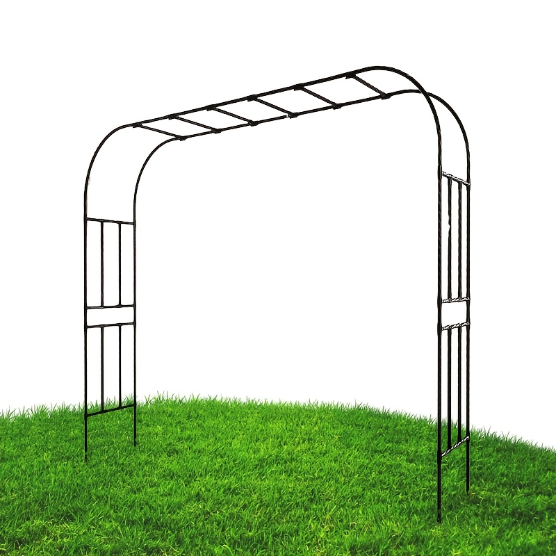 Garden Arch Trellis - Metal   for Climbing Plants Outdoor - Garden Arch for Lawn, Party, Ceremony Wedding Decoration Flowers   Trellis