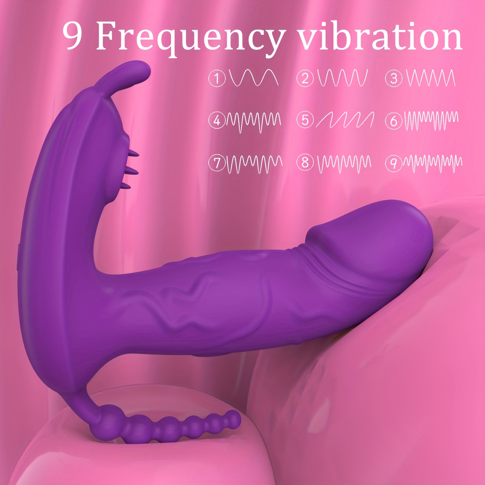 1pc wearable remote control vagina stimulator with g spot       9 quick vibration and     quiet underwear vibration usb charging lithium battery app control 3 7mah capacity Product details 6