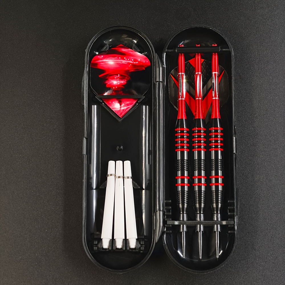 3pcs Professional Metal-Tip Dart Set with Carrying Case