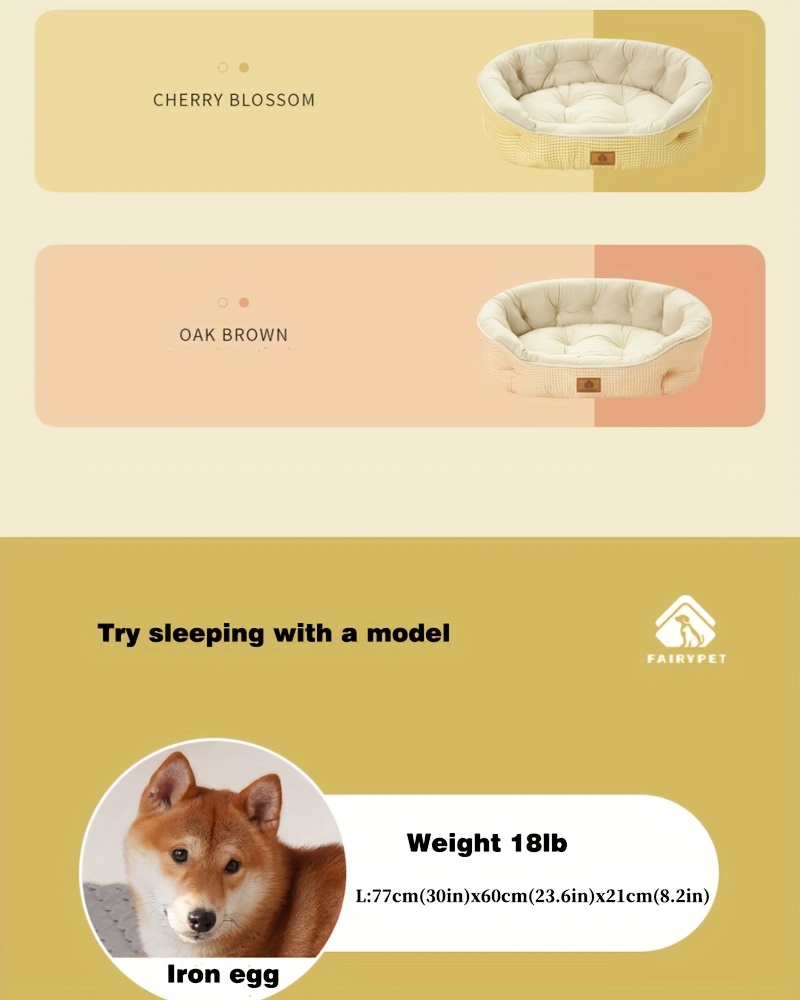 cuddler       pet bed     cat bed for small to medium dogs up to 12kg durable polyester with soft filling no assembly needed cozy indoor bed for  s   decor Product details 7
