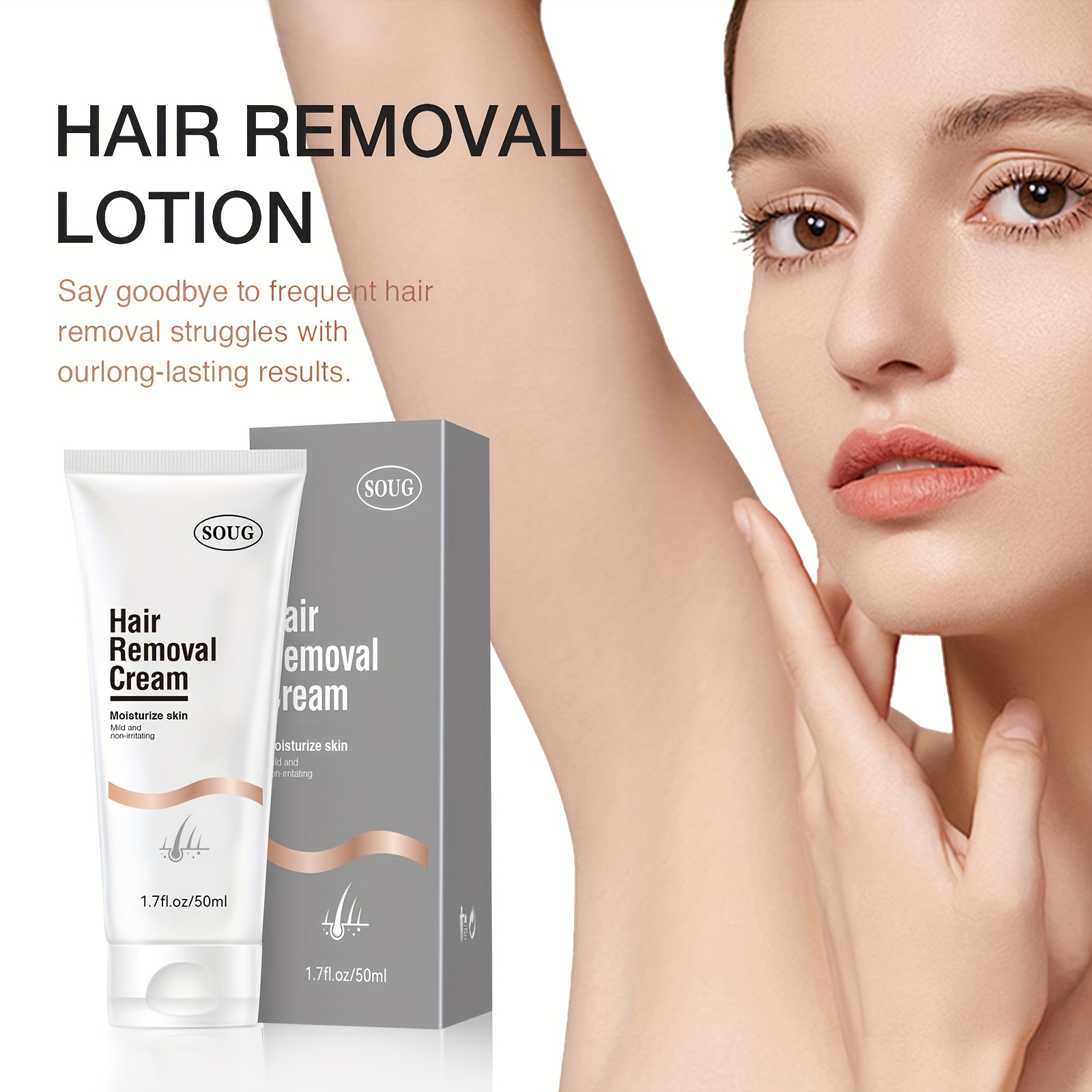 Hair Removal Cream Gentle Non irritating Painless Hair Temu