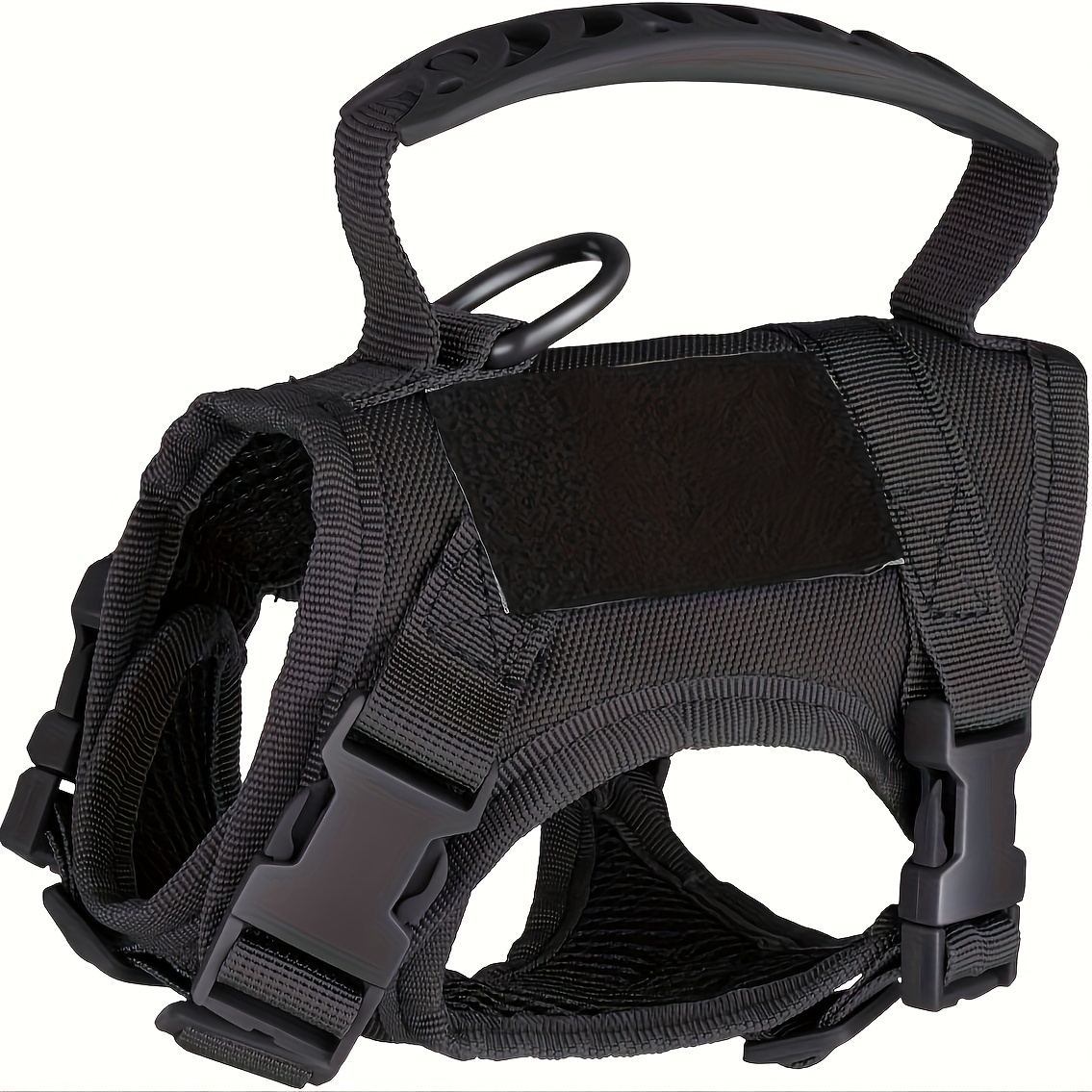 Adjustable Tactical Cat Vest Harness - Nylon, Machine Washable, Ideal For Training & Outdoor Activities, Pet Chest Strap, Puppy, 600d