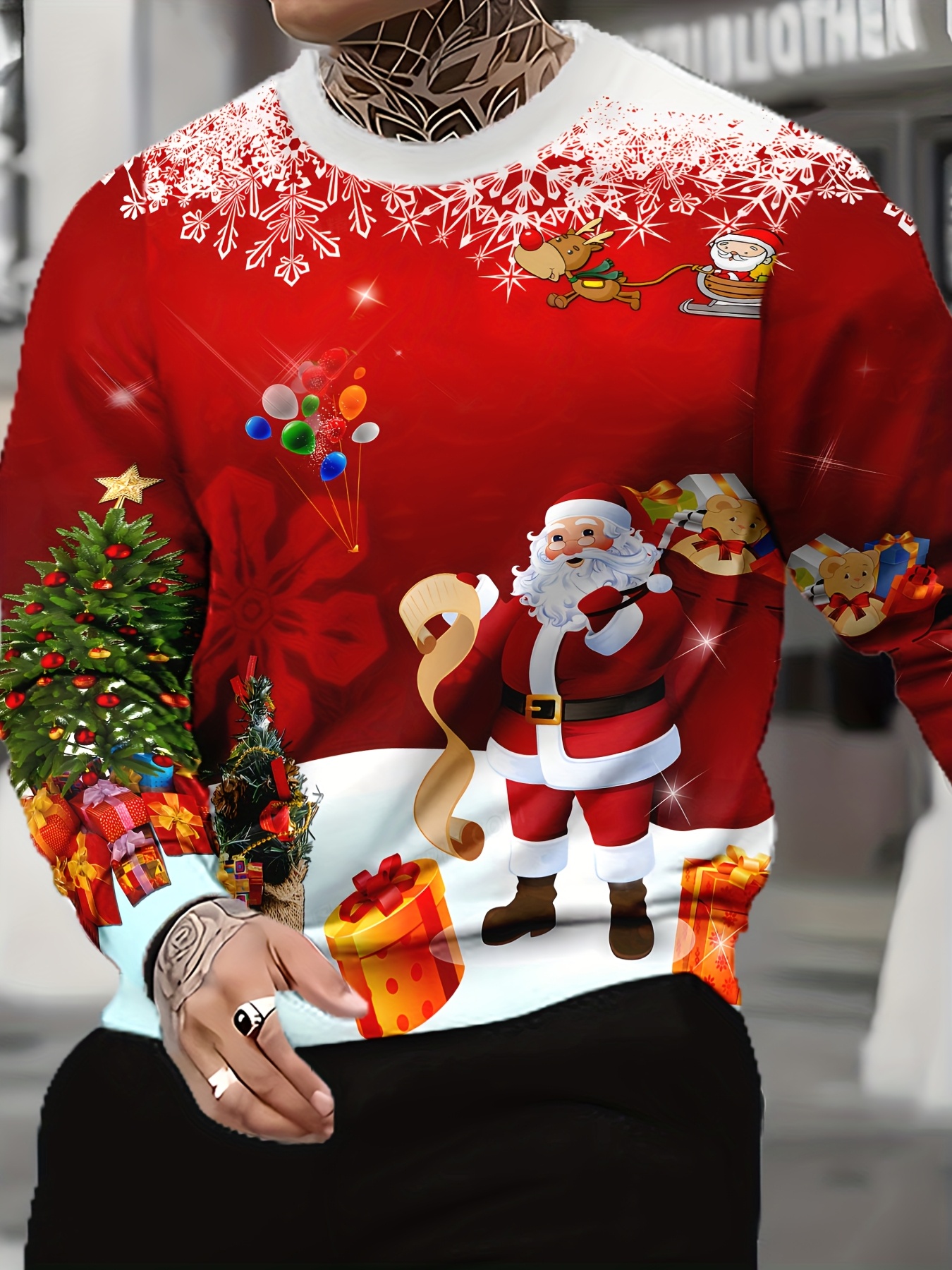 ugly sweater sold on Temu Republic of Korea