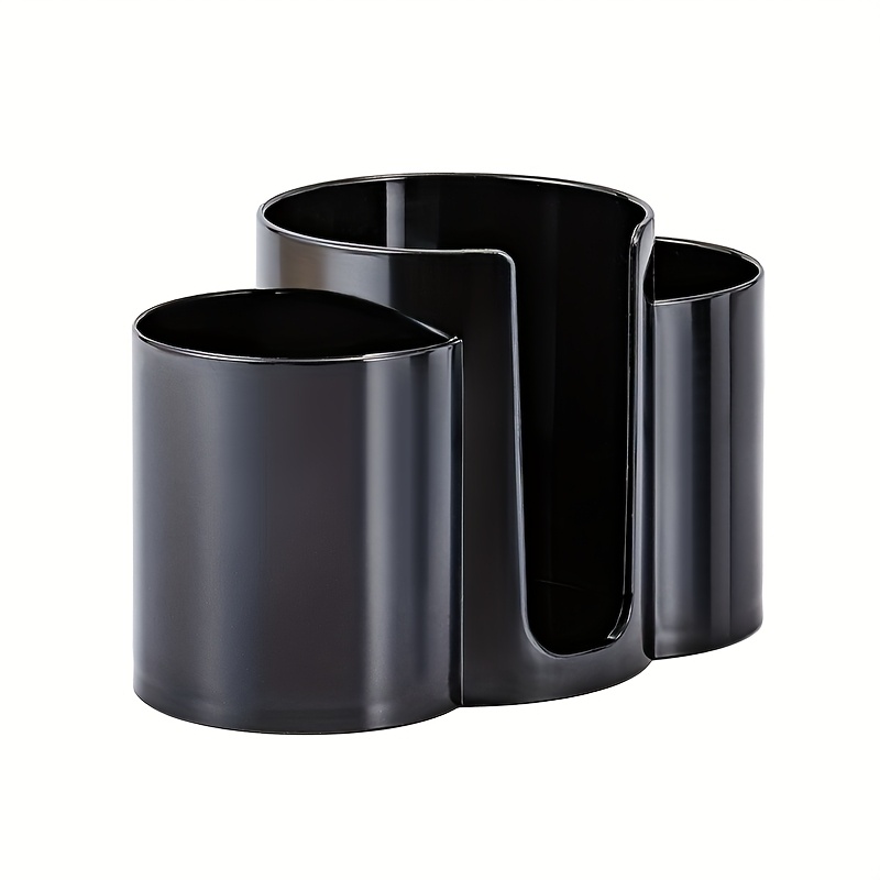 -in-one Cotton Swab Box That Serves As A Makeup Remover Cotton Storage Container, Featuring -hole Round Combination Storage Jar For Organizing Makeup And Eyebrow Pencil Brushes.