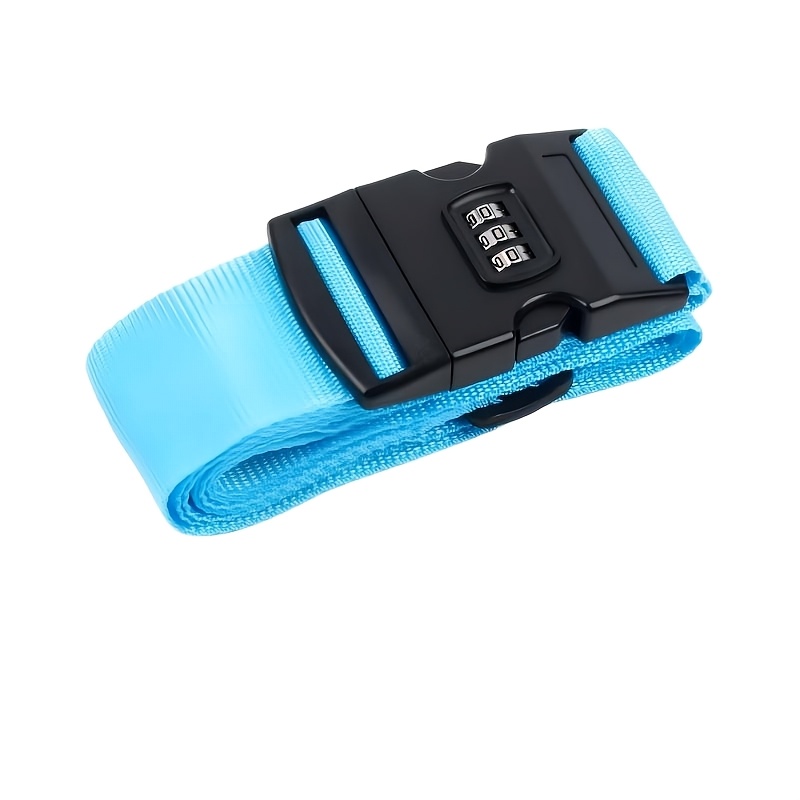 Image of 1pc Combination Travel Bag Strap Adjustable Luggage Security Anti-theft Bag Strap