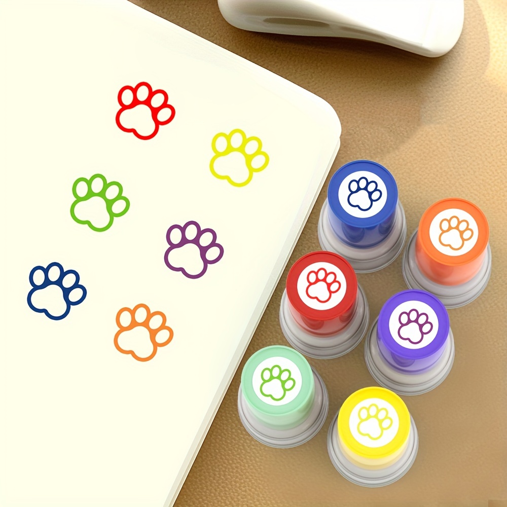 

6- Novelty Dog Set - -inking Teacher For , Parties, And - Assorted Round Plastic For , Gift Bags, And Diy Projects