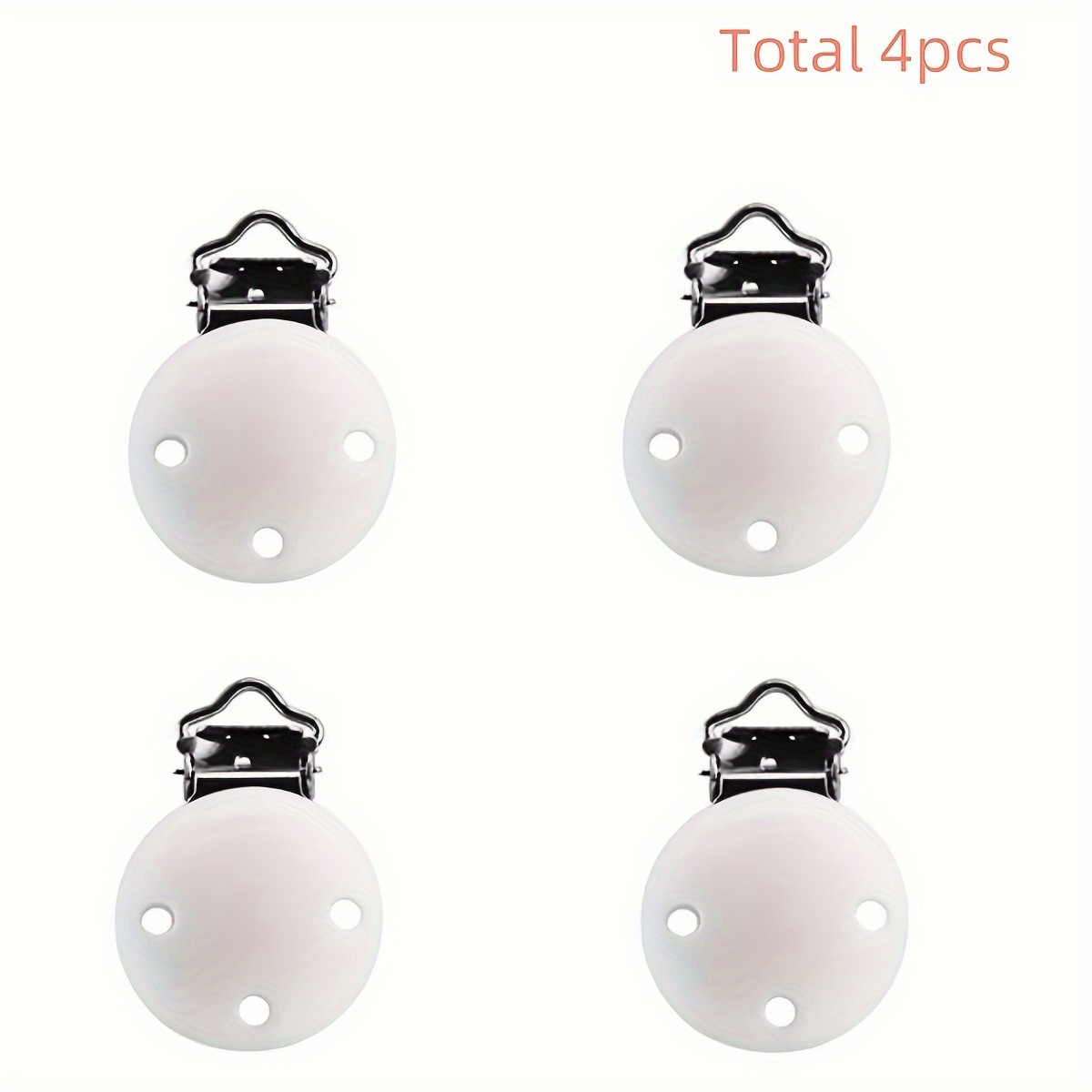 TEMU 4/12pcs Silicone Clamps, 12-color Mixed 3-hole Silicone Clamps, Non-slip Band Clamps, Fixing Clamps, Beading Chain/jewelry Handmade Production