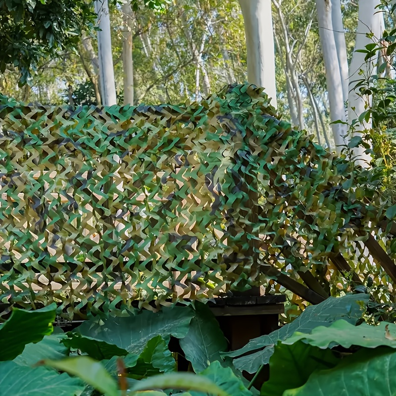 Camouflage Hunting Net Suitable For Hunting, Fishing & Outdoor Camo - Jungle Camo Net With Foliage Cover, Concealment Net For Guides, Hunters