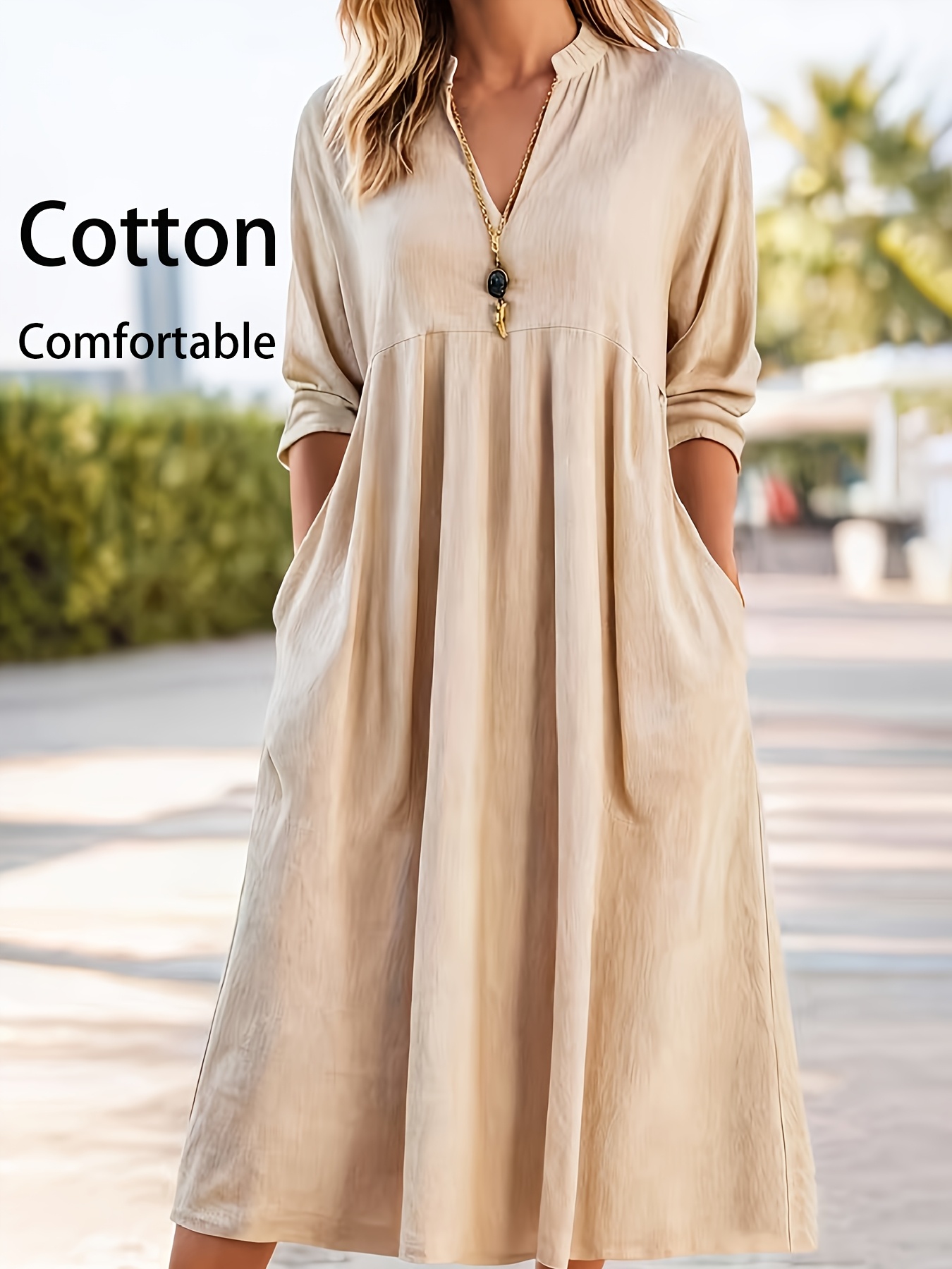 cotton summer dresses for women sold on Temu Australia