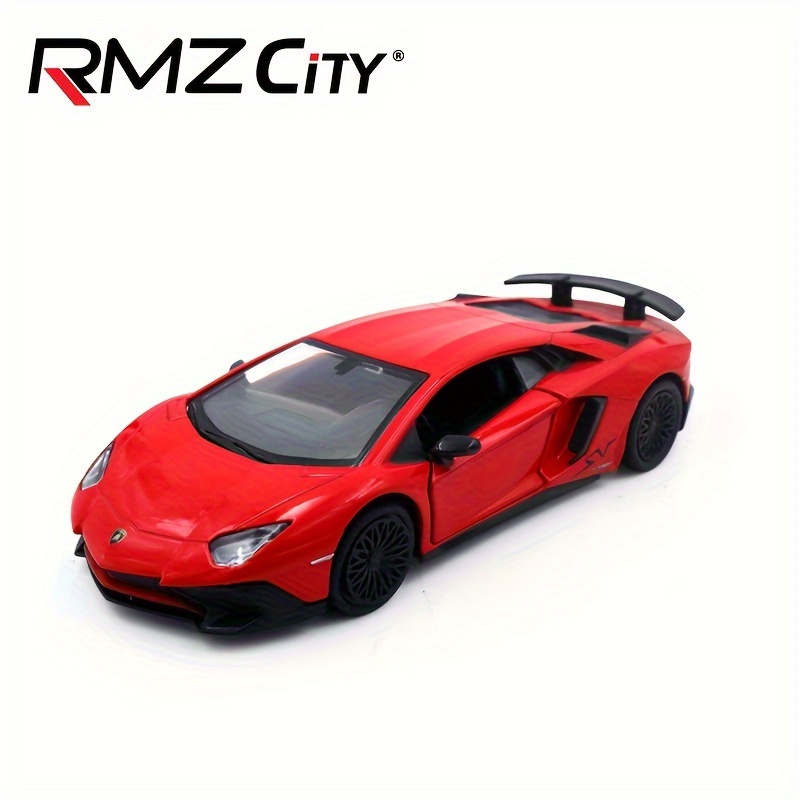 Rmz Simulation 1:36 Alloy For Svj Sports Car Model Children's Toy Car Ornament Pull-back Car Model Boy Toy For Winter