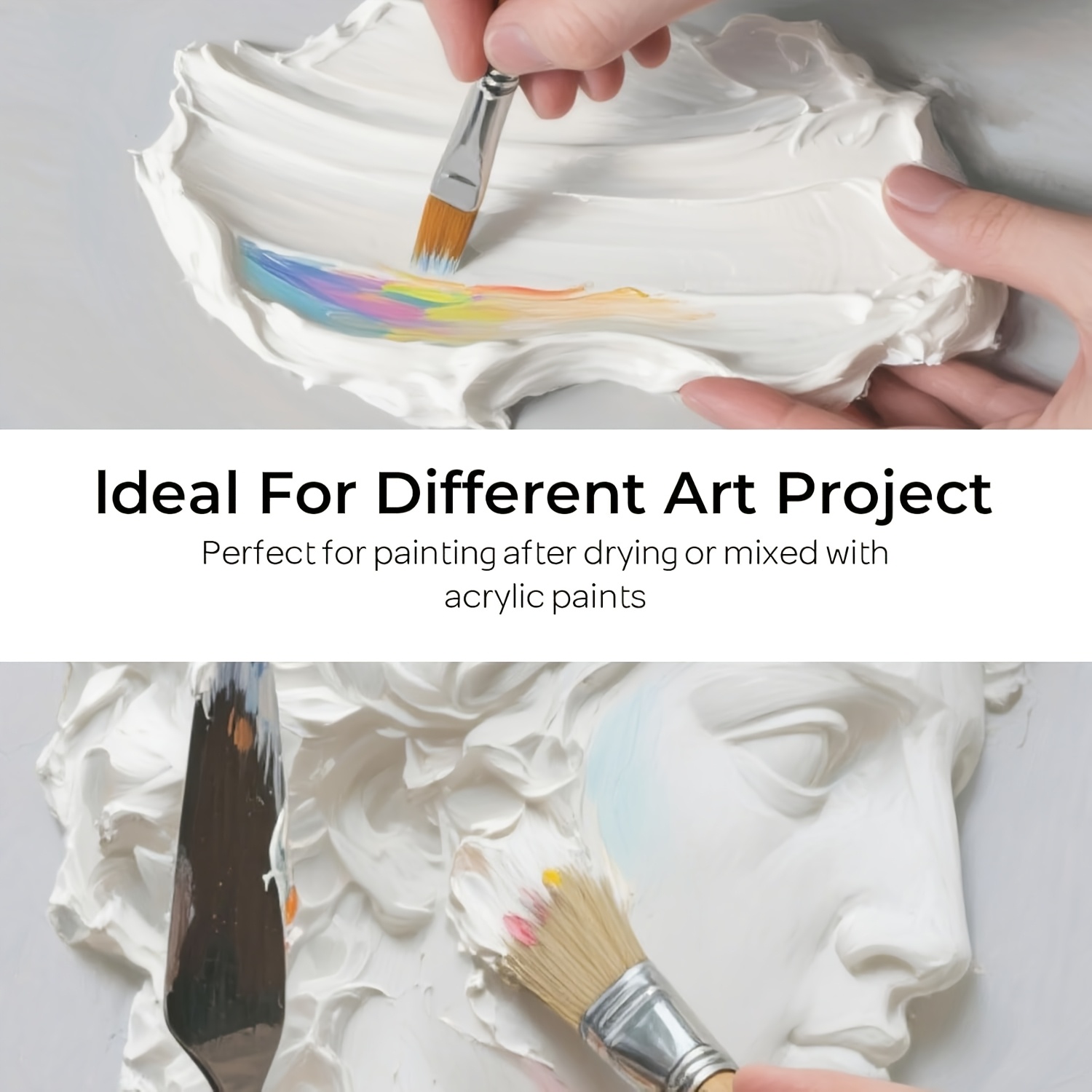 White Modeling Paste for Professional Art Sculpting