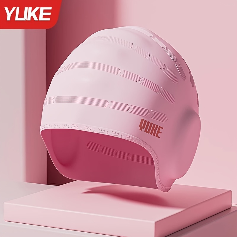 Yuke Swim Cap for Men with Ear Protection
