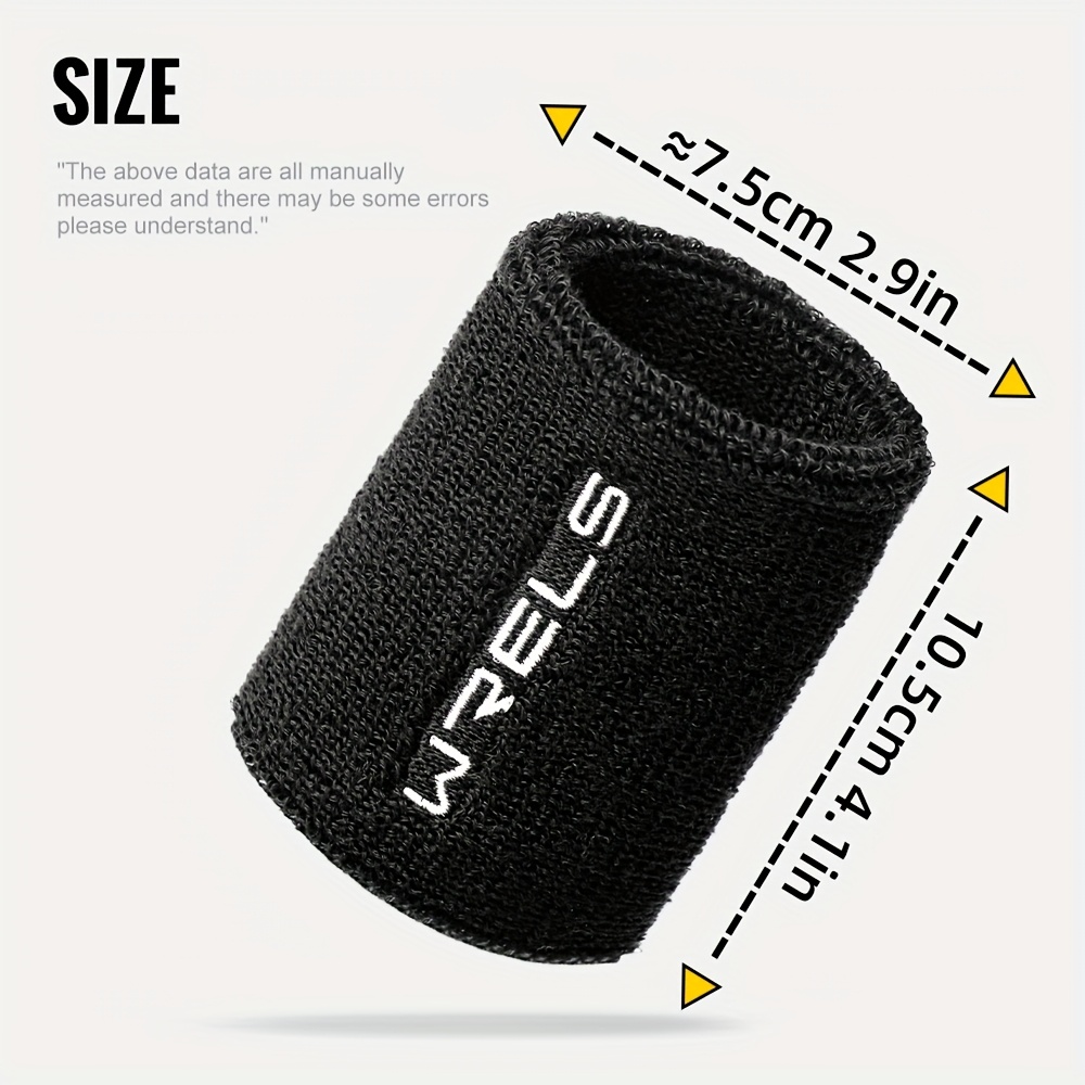 1pc-2pcs WRELS Men's & Women's Quick-Dry Sports Wristband with Hair Loop - Anti-Perspirant Lightweight Moisture-Wicking Wrist Suitable for Basketball, Tennis, Gym, - Grey/ (1 or 2pcs)