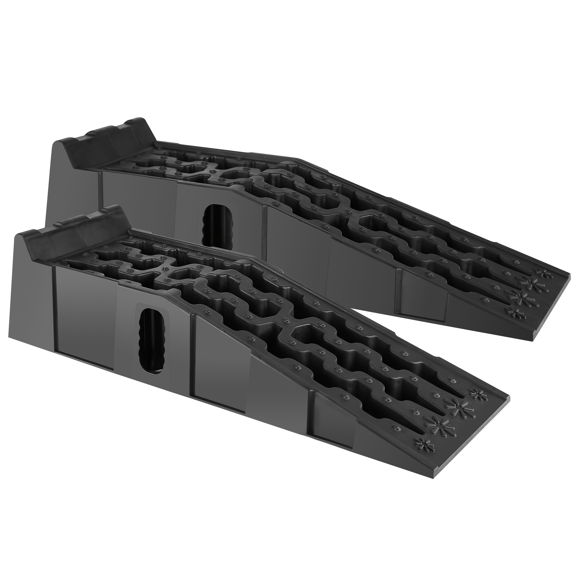 TEMU 7 Ton 5 Ton 2pcs Car Maintenance Brackets Made Of Non-slip Pp Material, Suitable For Sedan Repair Tools And Maintenance Ramps With .