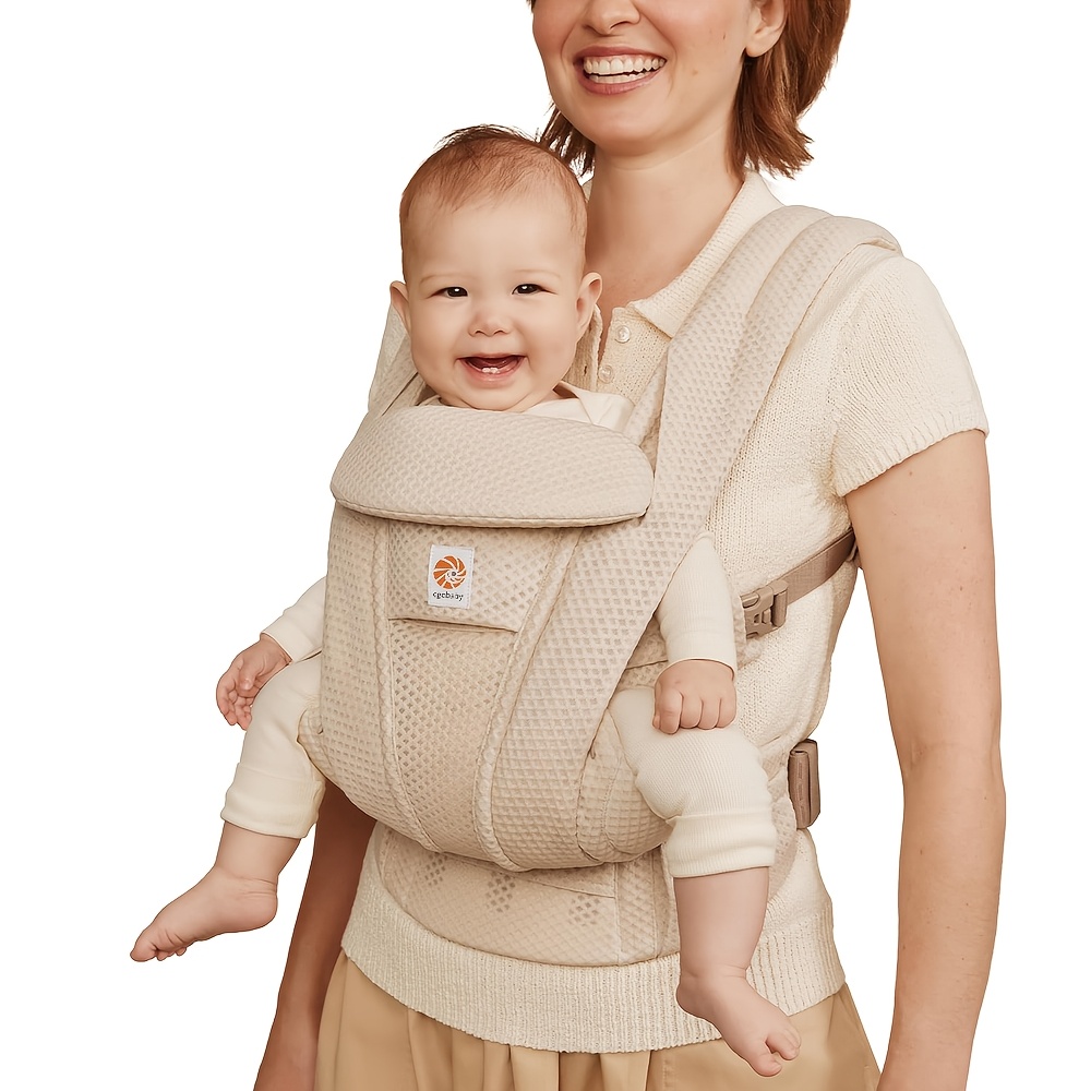 An Adjustable Baby Outdoor Sleeping Carrier, Breathable Baby Sling, Essential for Travel, Made of Soft Skin-Friendly Material, with Strong Load Capacity (Suitable for Ages 0-48 Months; Supports 3.18-20.41 KG)