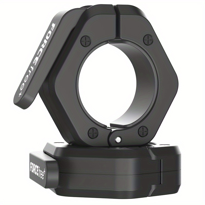 TEMU Barbell Clamps (pattern), Multi-side Barbell Clamps, Quick Release Sleeping Barbell Clamps With Jacketed Tpr Grips, Barbell Collar For And , Gym