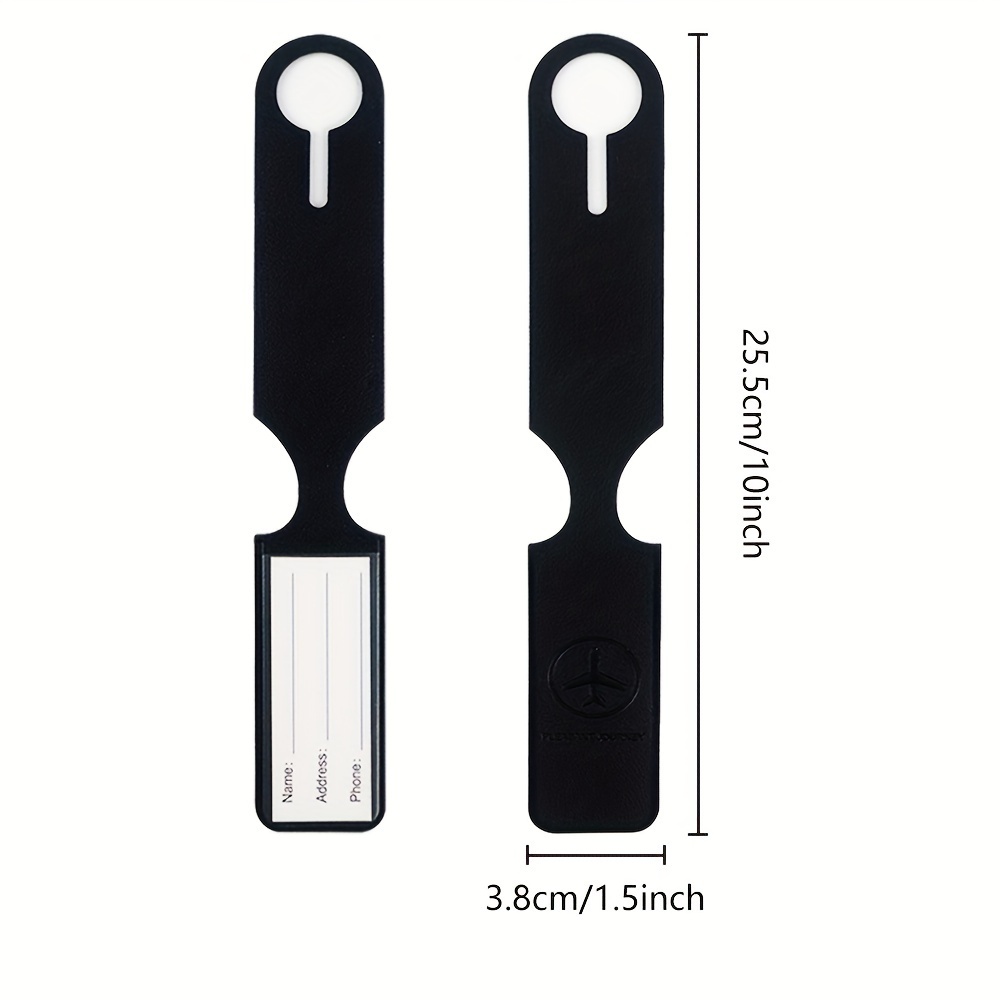 convenient and practical hanging long strip storage bag with solid color integrated design suitable for carrying luggage tags and boarding passes 2