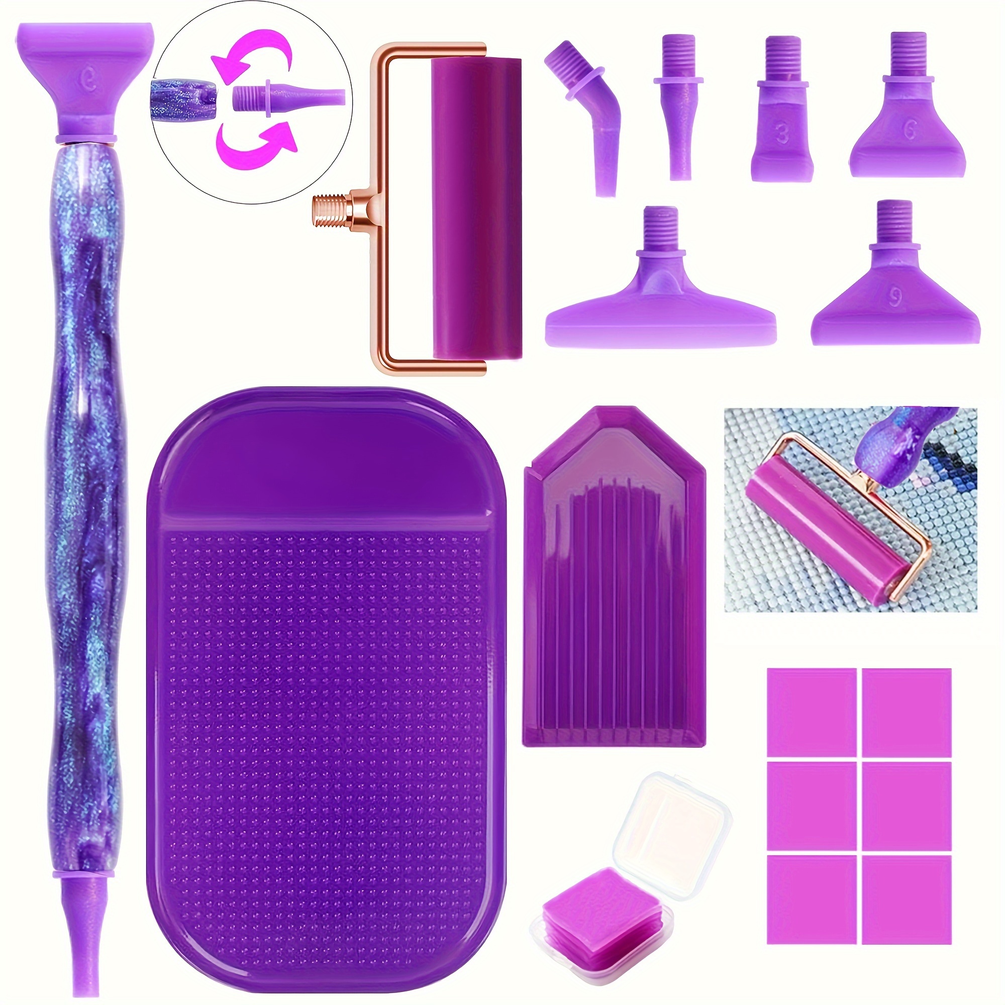 

1 Set 5d And Accessories Kit, Including , Plastic , And Pad - Diy And Art Supplies, Plastic And Synthetic