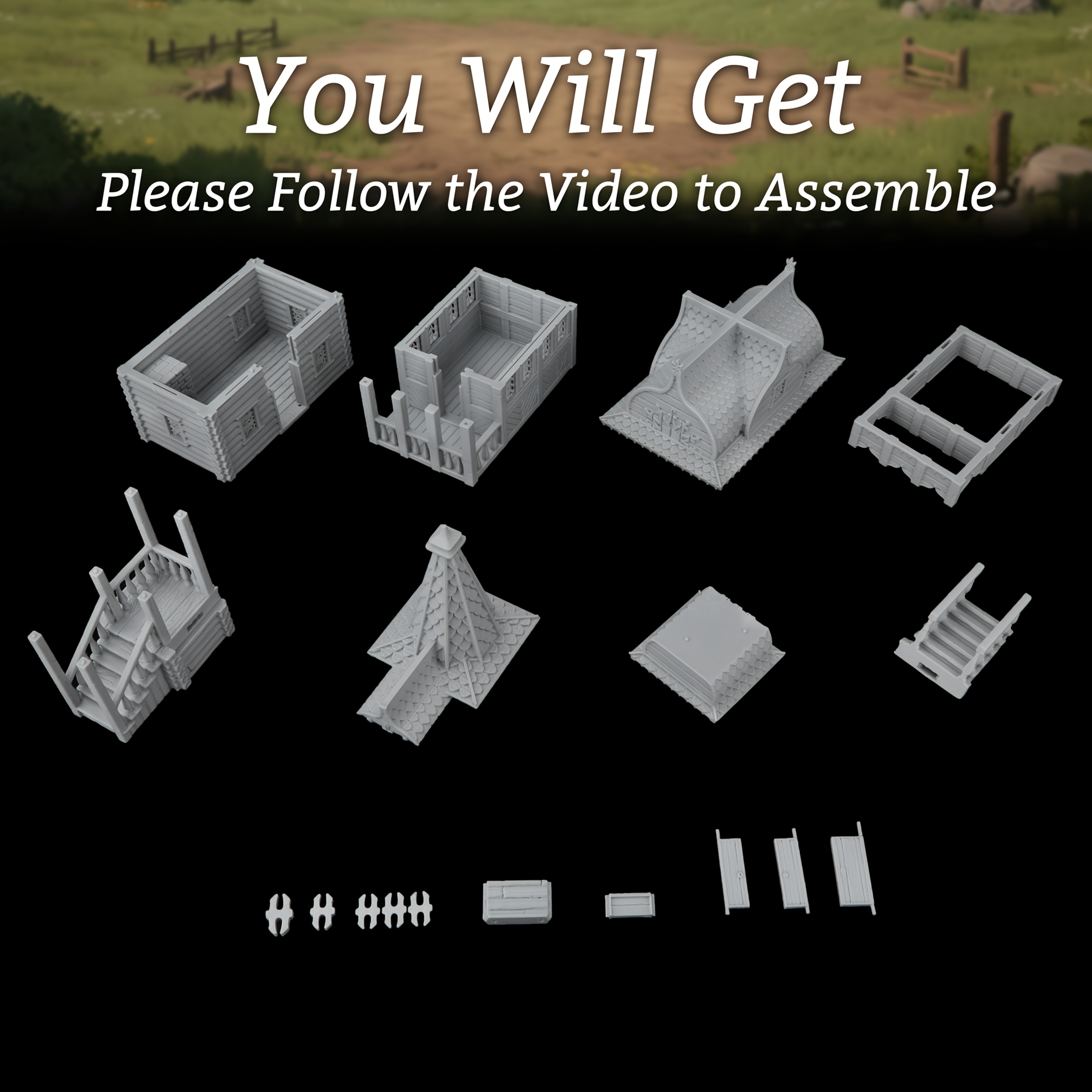 Gorgeous Building Terrain Model for RPGs