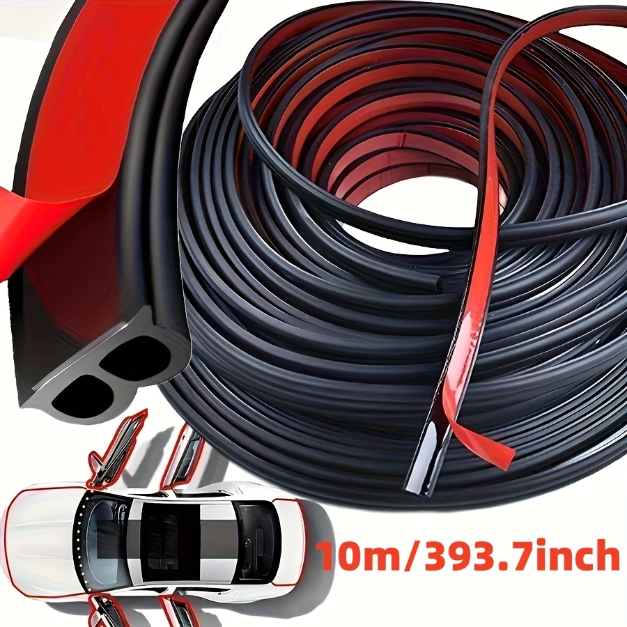 Car Noise Sealing Strip Type Car Door Frame Thickened Noise Strip Hood Trunk Modified Rubber Strip