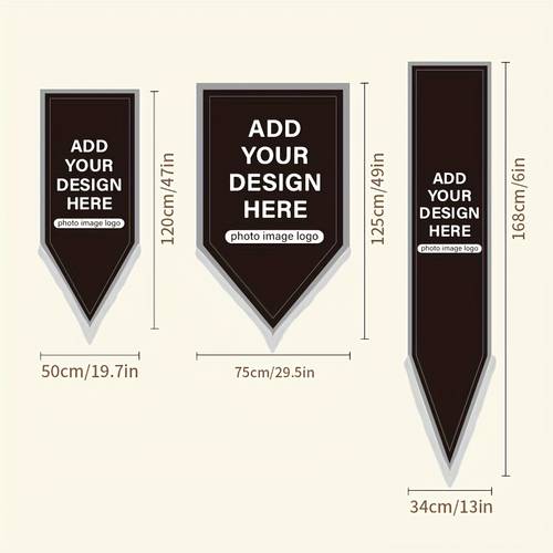 customizable golden plated flags with personalized logo double stitched single sided printing vibrant party decor for birthdays garden events outdoor celebrations outdoor event accessories modern print