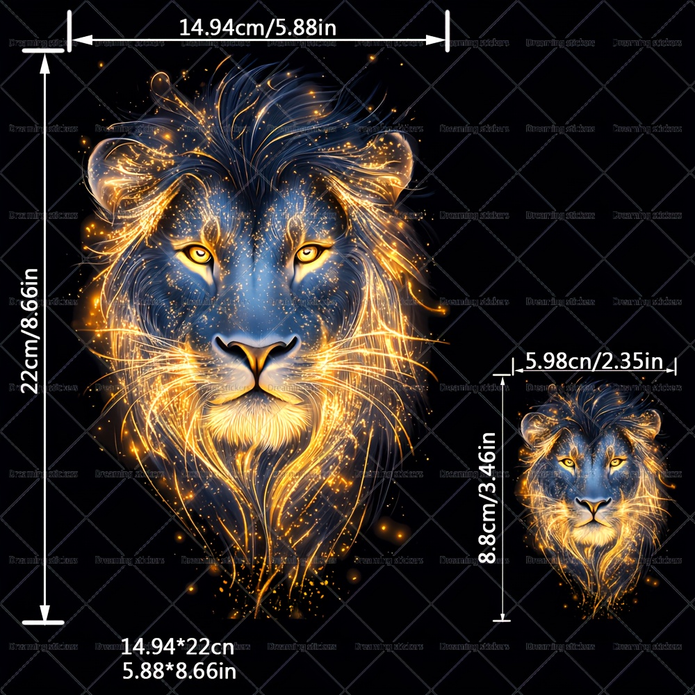 Domineering , Suitable For Men And Women Patch Heat Transfer Stickers, Washable T-shirts, Jeans, Jackets, Backpacks, Clothes, Hats, Etc., To Make Your Outfits More .