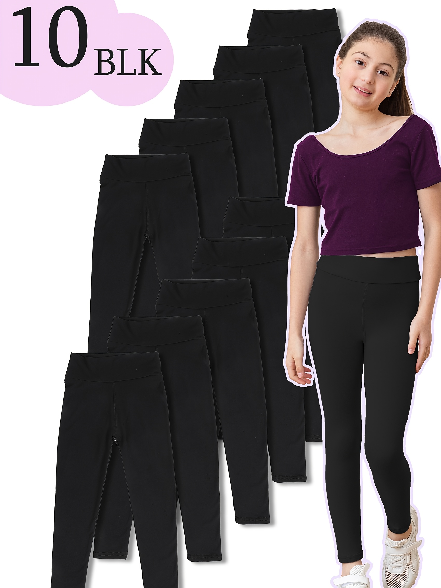 Happy Cherry Mädchen Leggings Kinder Baumwolle Leg Produktbild-Vorschau 9